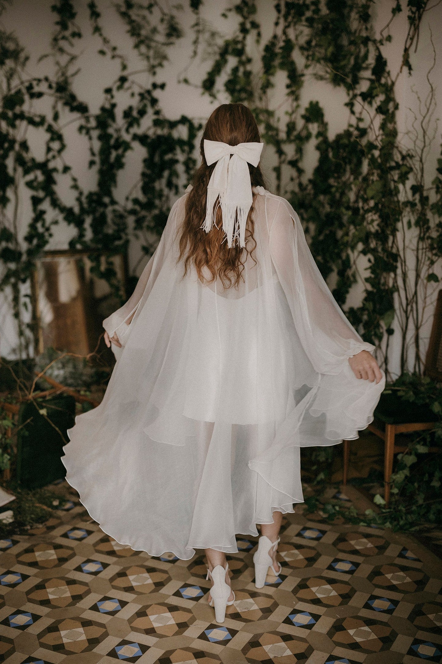 Sobrevestido Aglais & Vestido corto lencero Danaus - Otaduy