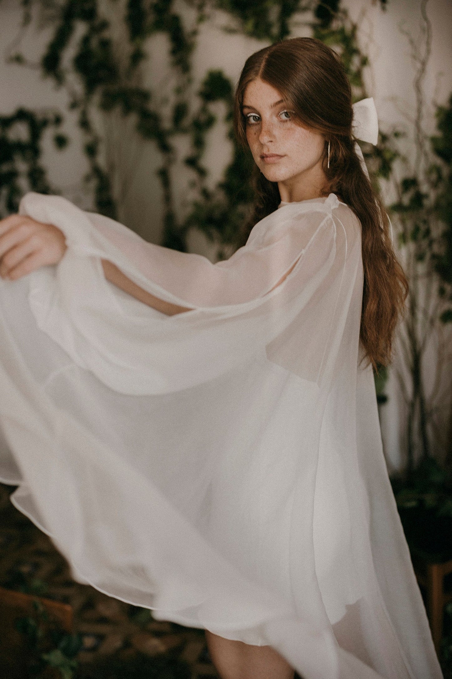 Sobrevestido Aglais & Vestido corto lencero Danaus - Otaduy