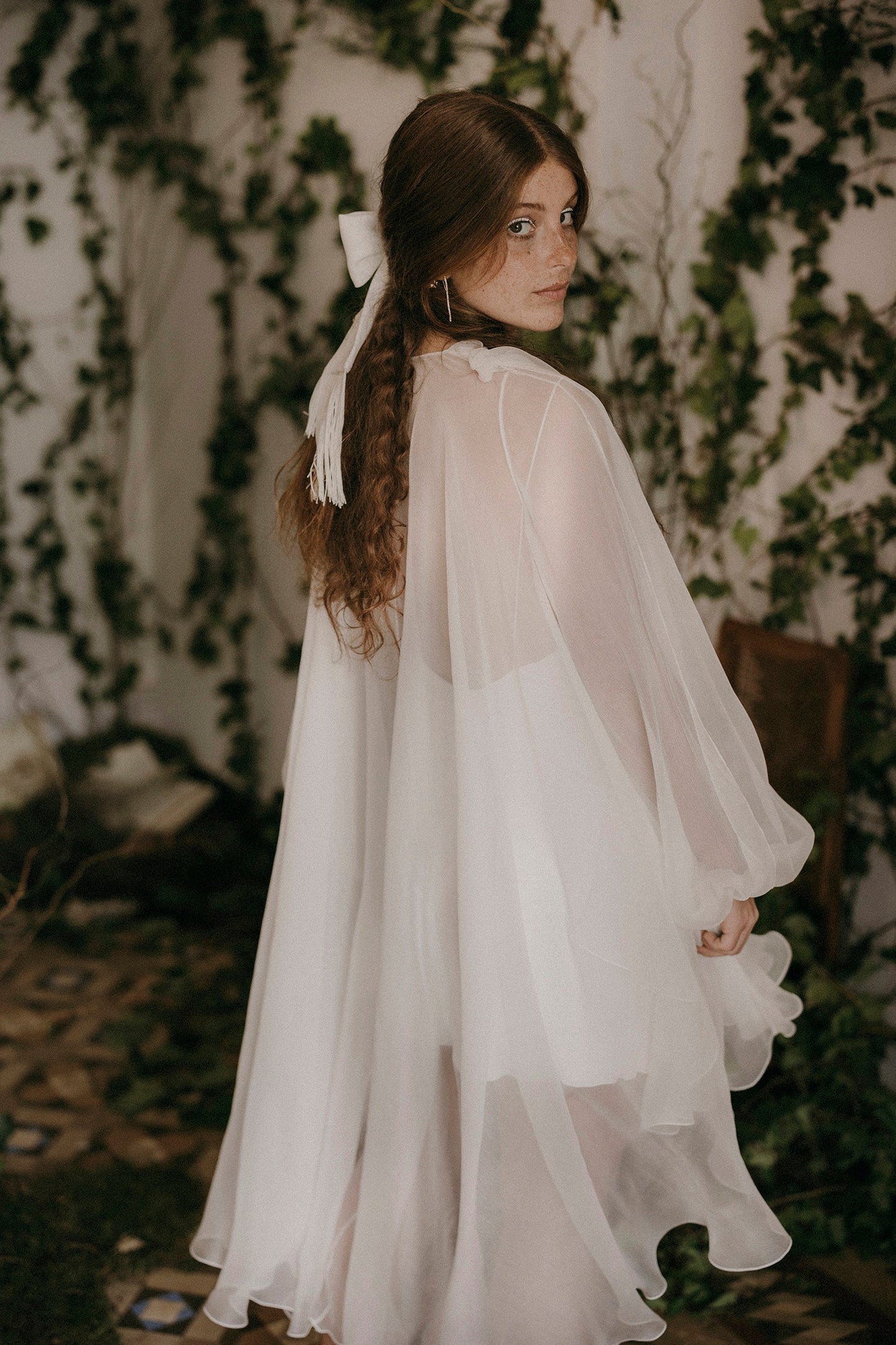 Sobrevestido Aglais & Vestido corto lencero Danaus - Otaduy