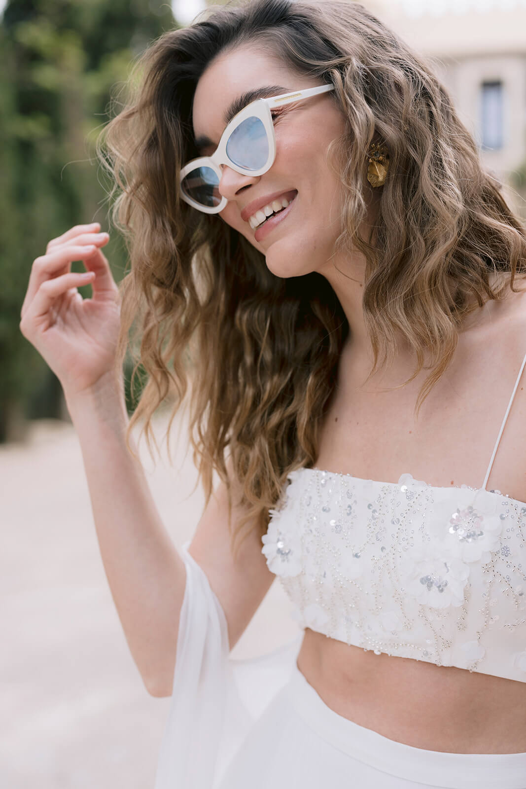 Capa Minerva & Crop Top Loto & Falda Maddi - Otaduy